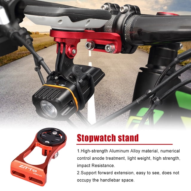 Support de Support de Guidon Support de Support de Support de Support de Route Support de Lampe de Montagne Support de Vélo Tige Accessoires de Cyclisme Rouge