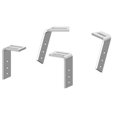 thumbnail image 1 of PullRite Fifth Wheel Trailer Hitch Mount Kit 3340 SuperRail; Multi-Fit Base Rails and L Brackets; Bolt-On; Drilling Required, 1 of 4