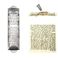 thumbnail image 2 of Clearance!Mezuzah para puerta, Mezuzah de metal con pergamino para puerta, Mezuzah de puerta judía con bendición de casa inglesa/hebrea para regalo de calentamiento de casa judía, 2 of 3