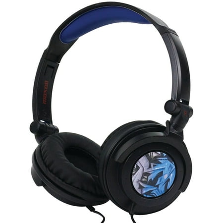 Maxell 190265 - AMPB AMPlified Heavy Bass Headphones (Blue