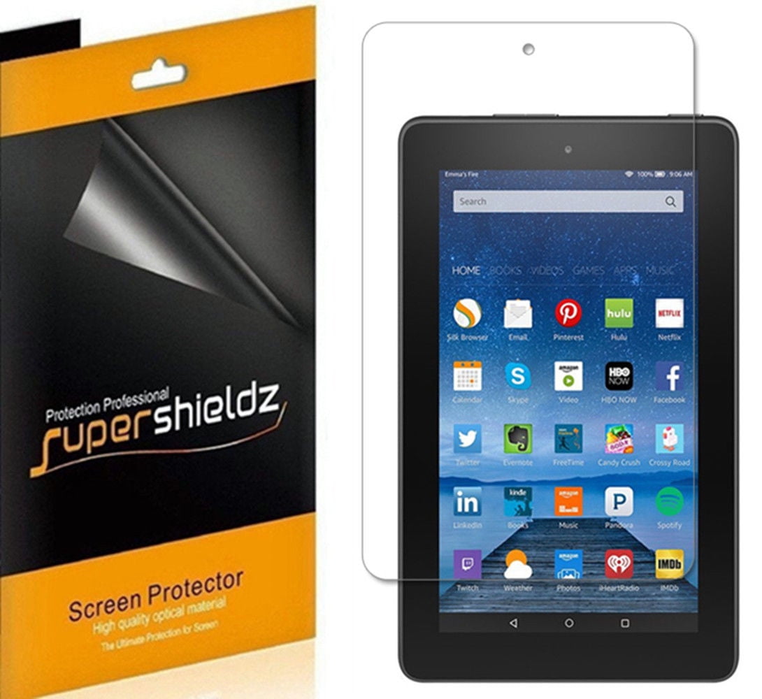 [3Pack] Supershieldz for Amazon Fire 7 inch Tablet (2015 Released