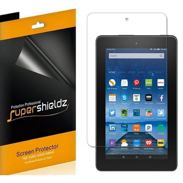 [3Pack] Supershieldz for Amazon Fire 7 inch Tablet (2015 Released