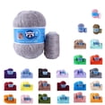 thumbnail image 1 of Moyic Hilo de tejer de 50g para mujer, cárdigan, bufanda, hilo de ganchillo, hilos de tejer a mano, gorro, accesorio de costura de ganchillo Type3 NO3, 1 of 6