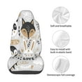 thumbnail image 4 of Fuzoiu Funny Animals Series Print Elastic Car Seat Covers, Seat Cover Protector,Universal Fit Interior Covers for Most Cars,Washable Seat Cover Non Slip for SUV,Sedan,Van, 4 of 5