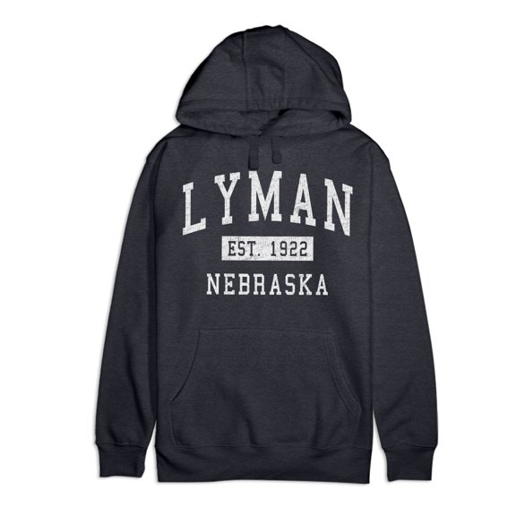 Lyman Nebraska Classic Established Premium Cotton Hoodie