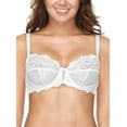 thumbnail image 1 of Wingslove Soutien-Gorge Demi-Cup à Armatures en Dentelle Florale Couvrante pour Femmes, 1 of 6
