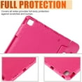 thumbnail image 5 of Kids Case for iPad Pro 12.9" 5th Generation 2021,Dteck Shockproof EVA Foam Kids Friendly Lightweight Handle Kickstand Cover with Pencil Charge Slot,Rose, 5 of 6