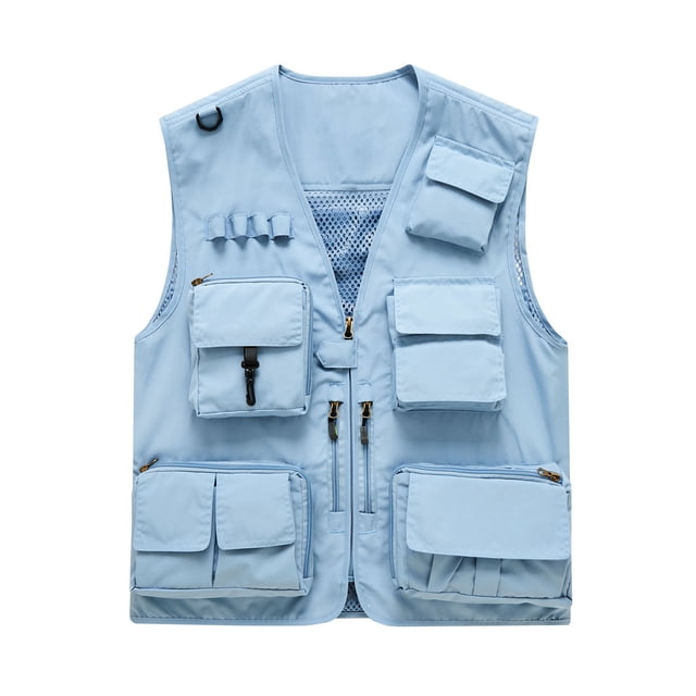 Gilet Utilitaire pour Femmes, Gilet Léger pour l'Extérieur, Gilet de Photographie Multi-Poches, Haut Matelassé Décontracté à Col en V, Pièce Confortable pour la Randonnée, Usage Quotidien