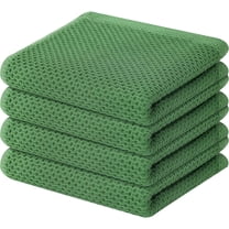 Nvzi 4-Piece Cotton Waffle Weave Dish Towels 35*75cm, Quick-Drying & Absorbent, Kitchen Cleaning Cloths