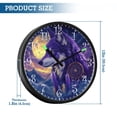 thumbnail image 3 of Voice Activated Clock with Glow Light 12 Inch Large Silent Wall Clock Battery Operated for Home Decor A Beautiful Wolf, 3 of 8