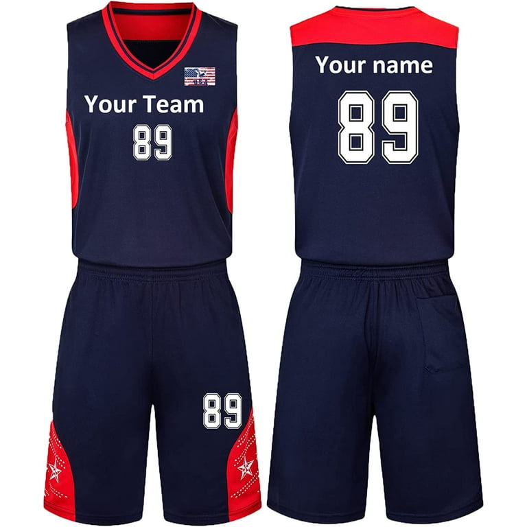 Basketball Custom Twill Name & Number Kit for Jersey 2 Color