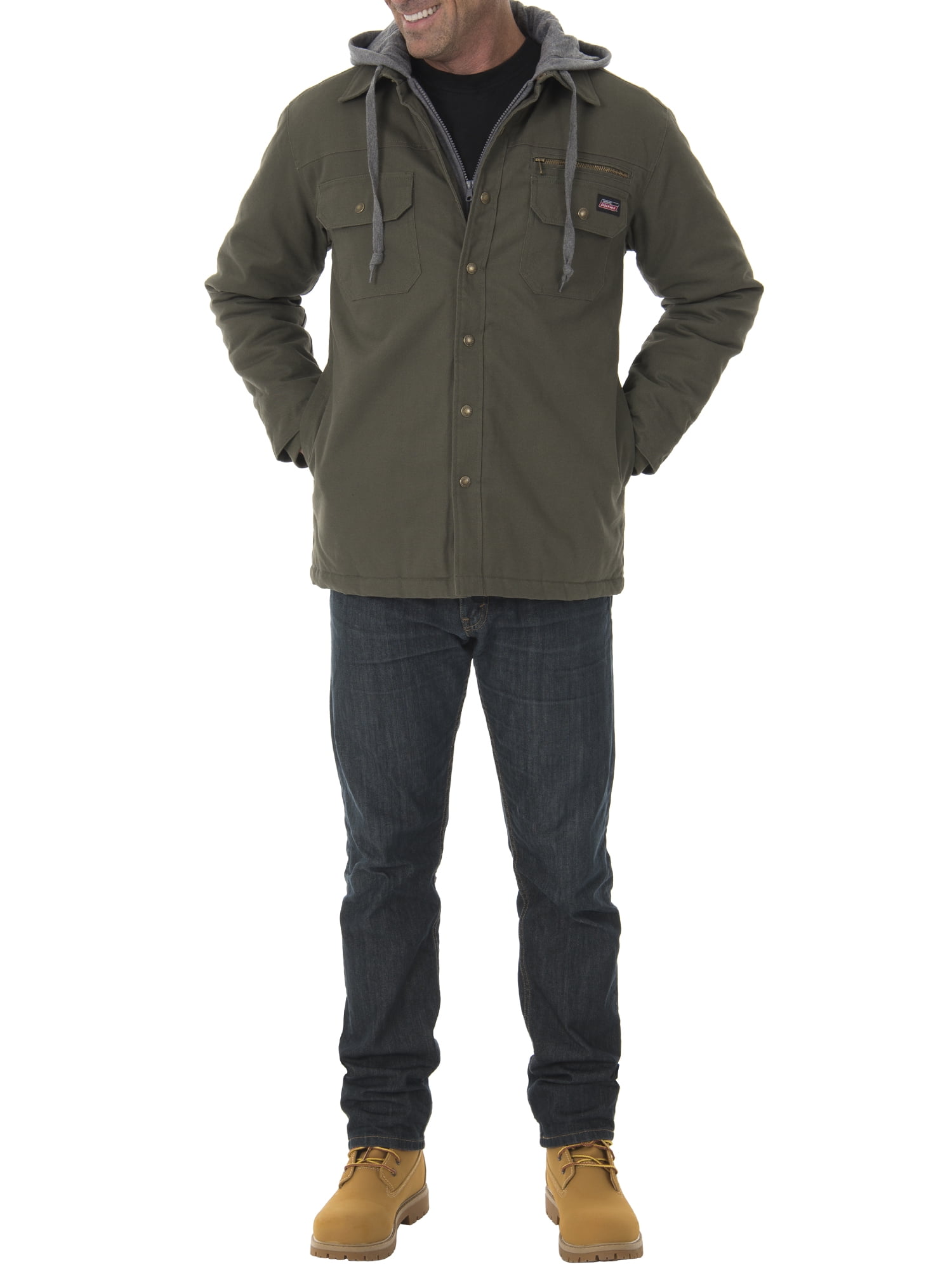 Genuine Dickies Men's Canvas Shirt Jacket