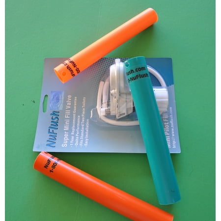 NuFlush American Standard toilet Replacement parts, Hi-speed valve & 3 extension tubes