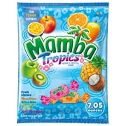 Mamba Tropics Fruit Chews Chewy Candy, 7.05 oz