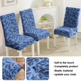 thumbnail image 5 of Rustic Butterfly Bloom Botanical Dining Chair Covers Set of 4 Washable Polyester Stretch Slipcovers Removable Protector for Country Dining Room, 5 of 7