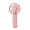 thumbnail image 2 of Usb Charging Handheld Fan, Portable Desktop Fan With Adjustable Wind Speed, for Outdoor and Office Use, Pink, 2 of 7