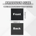 thumbnail image 2 of Uxcell Magnetic Vent Cover, Floor Wall Air Registers Covers Magnet Vent Blocker for Home RV HVAC Fireplace Furnace Black 11.9 " x 11.9 ", 2 of 7