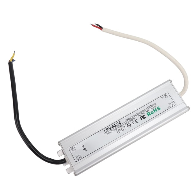LED Drivers Transformateur, LED Driver IP67 Imperméable à l'Eau A Conduit le Transformateur d'Alimentation pour Intérieur Extérieur LED LPV 24V 85-264V