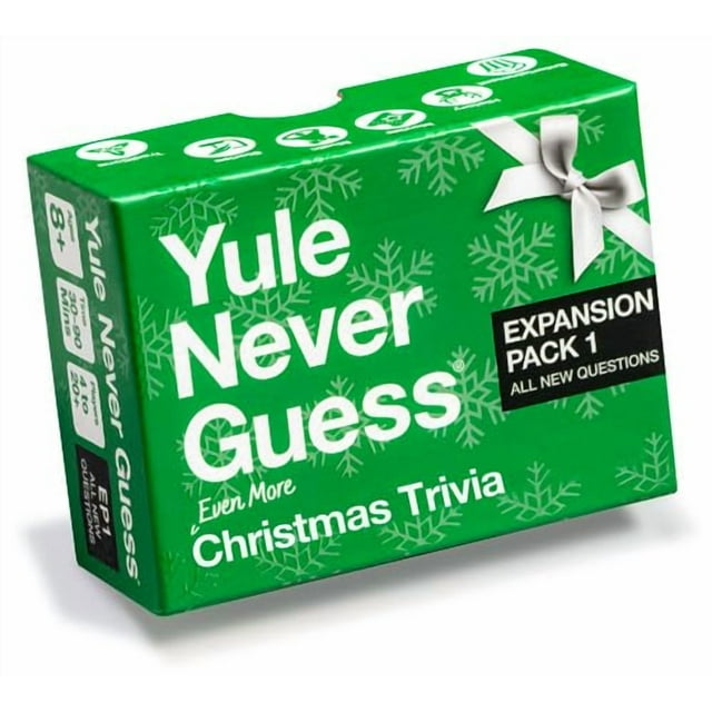 Juego de trivia navideña Yule Never Guess Expansion Pack 1