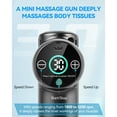 thumbnail image 4 of Muscle Massage Gun, Massager, 30 Speed Levels, 6 Massage Heads Percussion Massage Gun For Muscle Pain Relief, Body Shaping With Touch Screen LCD Display, 4 of 8