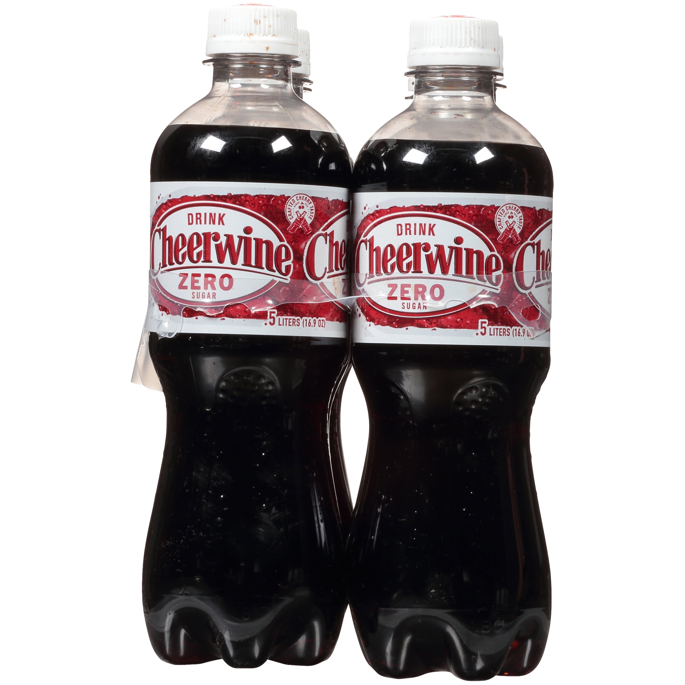 Diet Cheerwine Cherry Cola Soda Pop, 16.9 Fl Oz, 6 Pack Bottles
