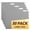 Gray, variant on Hanging File Folders Black 30 Pack Letter Size For Bulky Files