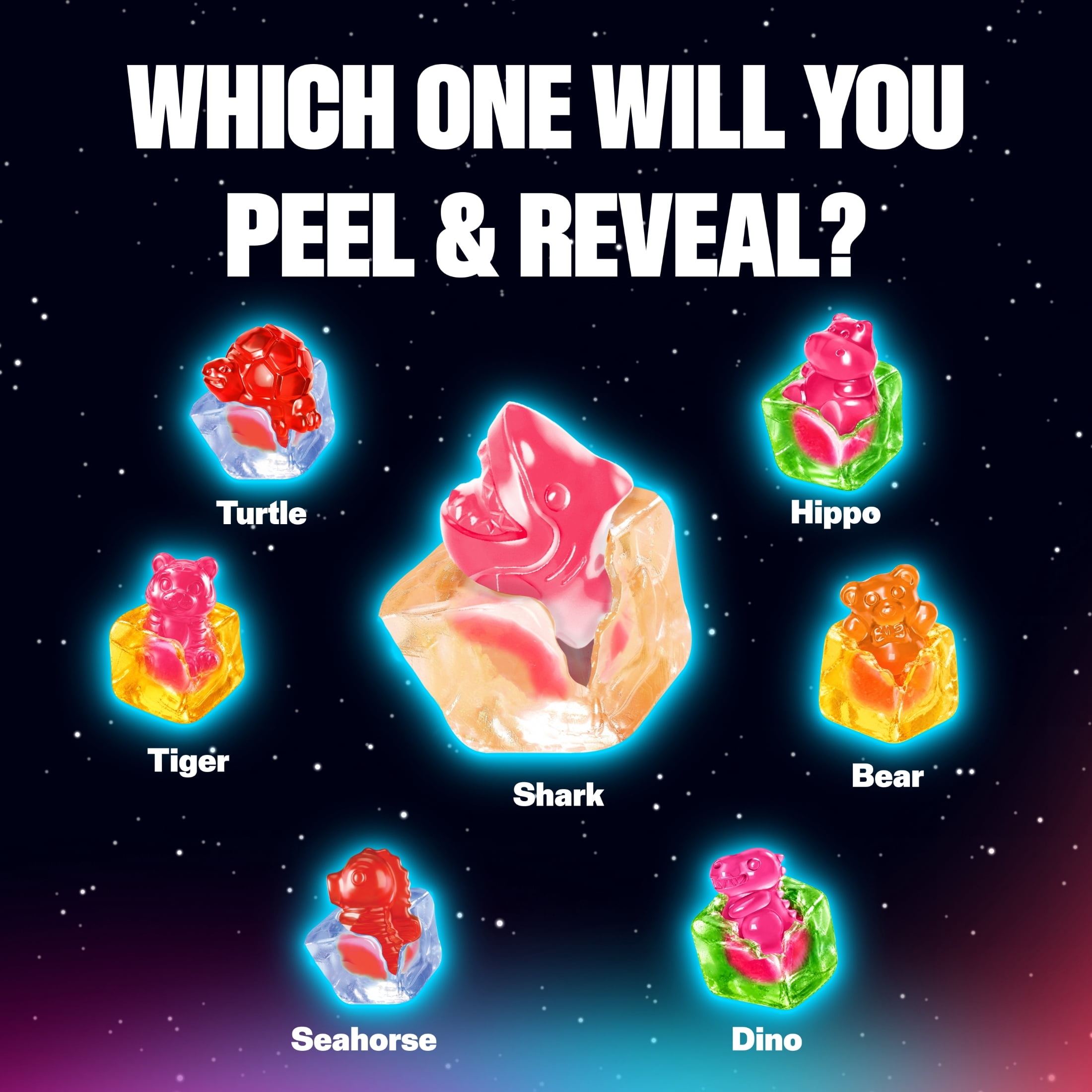Juicy Drop Gummy Mystery Cubes Duos 5 OZ Bag