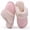 Pink, variant on TRANSLINK Women Cozy Slippers with Memory Foam and Indoor Outdoor Soles for House Shoes