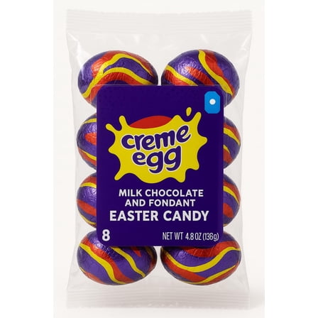 CREME EGG Milk Chocolate with Fondant – Easter Candy Box, 4.8 oz (4 Count)