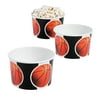 Basketball Snack Bowls - Party Supplies - 12 Pieces