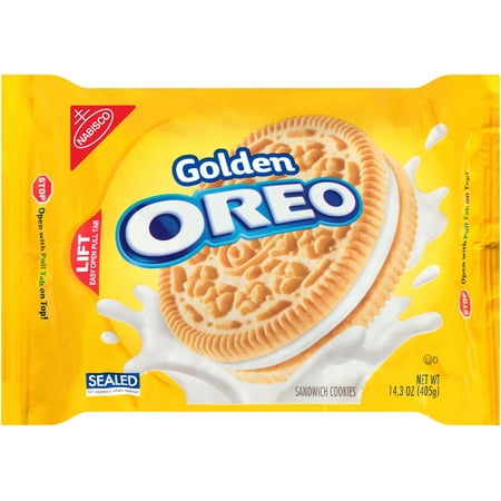 Nabisco Oreo Golden Sandwich Cookies, 14.3 Oz. - Walmart.com