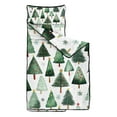 thumbnail image 2 of White Christmas Tree Pattern Toddler Nap Mats for Kids Preschool,50"x20" Sleeping Mat Bag or Kids,Toddler Sleeping Bag,Toddler Nap Mat or Daycare, 2 of 6