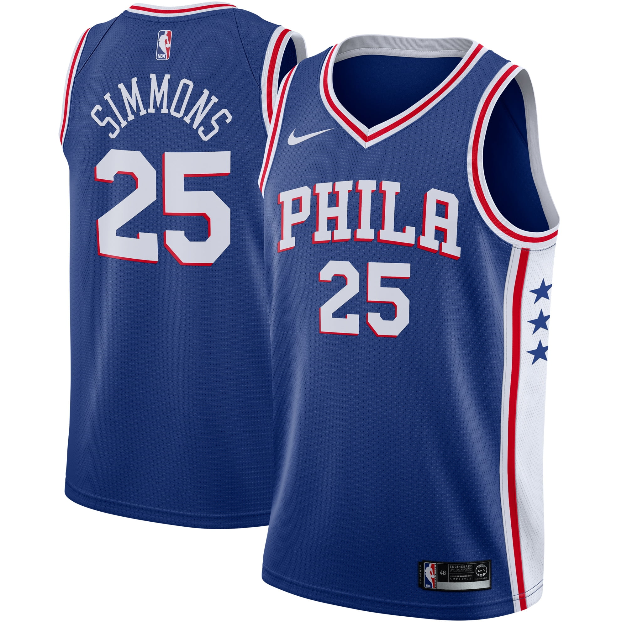 Philadelphia 76ers Nike Swingman Jersey 