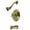 Brass, variant on Kingston Brass KB2631BX Metropolitan Tub & Shower Faucet, Polished Chrome