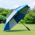 thumbnail image 4 of Golf Umbrella Sun Protection And Rain Double Layer Wear Resistant Fiberglass Material Spring And Summer Automatic Manual Automatic Blue, 4 of 6