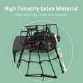 thumbnail image 4 of Solid Latex Bungee Cargo Net Pocket Gear Helemt Luggage Netting Mesh Pocket Helmet Net Pocket, 4 of 8