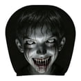 thumbnail image 2 of wenhour Gothic Face Auto Headrest Cover, Ghosts Car Headrest Cover, Scary Face Printing Car Seat Headrest Protector for SUV Sedan Van Truck, 2 of 6
