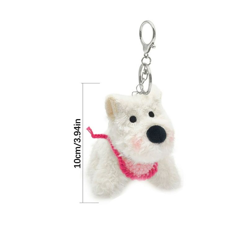 Jellycat Munro Scottie Dog Bag Charm Creme Size Charm De Bolso