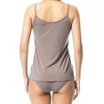 thumbnail image 4 of Shero StayFresh Spaghetti Strap Tank Top, Zinc Oxide Camisole for Women with Sensitive Skin, Prevents Odors, Bacteria Resistant, Taupe, SM, 4 of 8