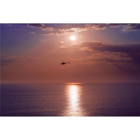 36 x 24 in. Lonely Chopper at Gliderport, San Diego Fine Print Wall Art