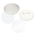 thumbnail image 5 of Unique Bargains 2.26inch Blank Button Making Supplies,10Pcs Round Badge Parts for Button Maker Machine, 5 of 5