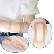Dimora Silicone Foam Dressing with Border Adhesive 4x8 Waterproof Wound Dressing Bandage for Wound Care 5 Pack