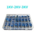 thumbnail image 3 of ziyahi High Voltage Ceramic Capacitor Capacitance 0.1nF-2nF Home Industrial Factory Electrical Device Electronic Components Spare Set 3KV, 3 of 5