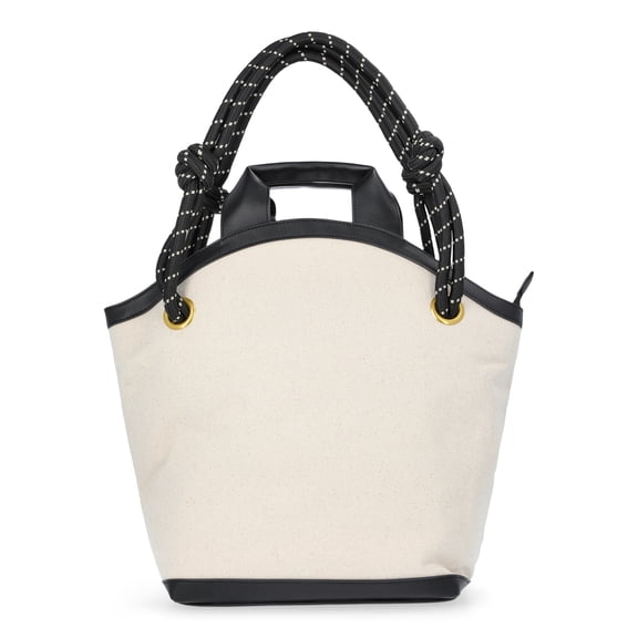 Free Assembly Women's Canvas Tote Bag, Natural