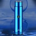 thumbnail image 2 of Langgg Mini Electric Shaver Portable Waterproof Easy to Clean USB Charging Washable Blue, 2 of 9