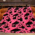 thumbnail image 1 of King Size Throw Blanket for Bed Pink Cow Print Blanket Lightweight Warm Fuzzy Soft Fleece Bedding for Bedroom Living Room Gifts for Women 50"x60", 1 of 6
