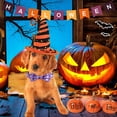 thumbnail image 4 of Collar para perro y gato de Halloween, 2 uds., con lazo, ajustable, cómodo, para perro de Halloween, 4 of 5