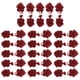 thumbnail image 2 of 20 juegos de botones de nudo chino de perla para decoración de ropa cheongsam DIY Vino tinto, 2 of 9