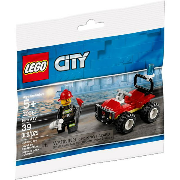 City Fire ATV Polybag Minifigures Set, Piece