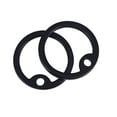 thumbnail image 1 of 2 Pcs Silicone Dog Tag Silencers for Military Dog ID Tags Black, 1 of 9